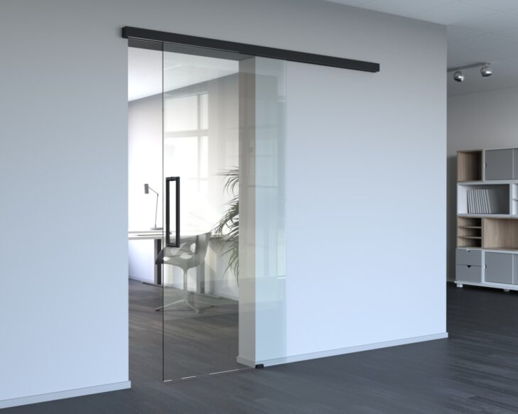 Sliding door-Line-Soft-Eco-naturalanodized